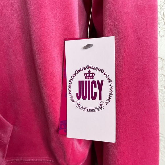 Brand New With Tag Pink Juicy Couture Velour Zip up Jacket - Picture 2 of 4